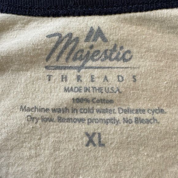 Majestic Threads "Astros" Graphic Baseball Logo Long Sleeve T-Shirt Mens XL - Picture 6 of 10